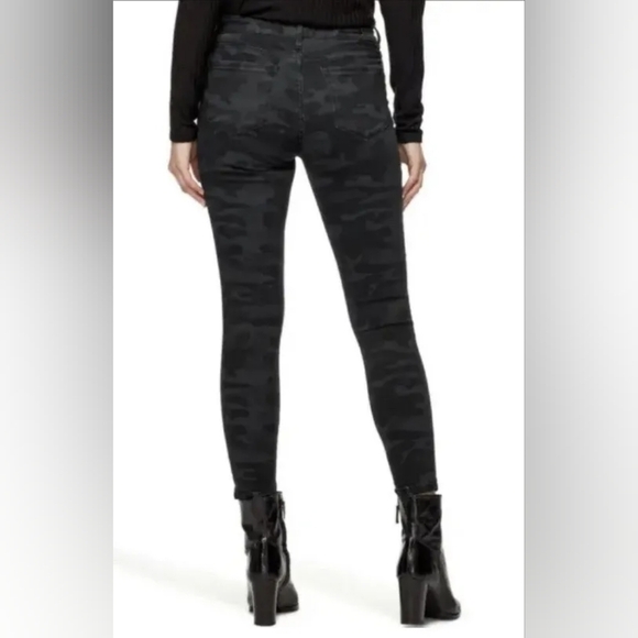 Social Standard by Sanctuary Womens Black Camo Mid-Rise Ankle Skinny Jean 10 NWO - Picture 5 of 6